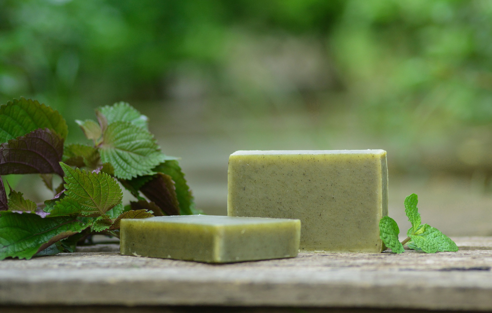 Sage mint and eucalyptus handmade soap